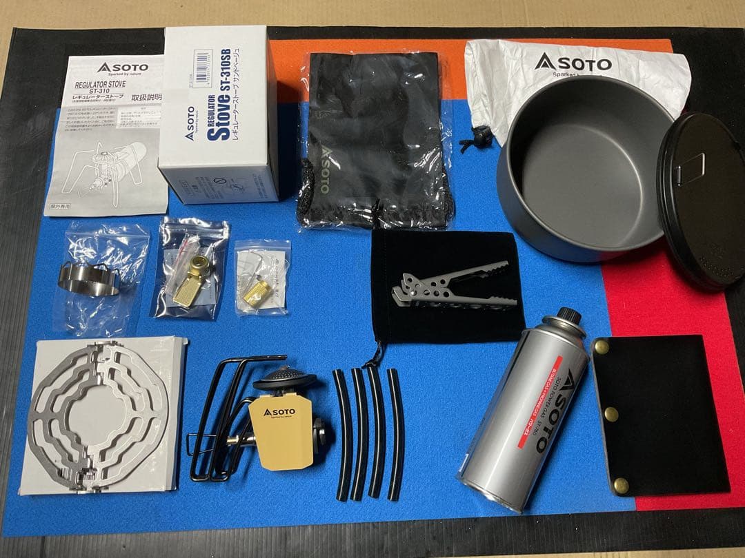 SOTOレギュレーターストーブST-310SBカスタム+1.8ℓクッカー新品