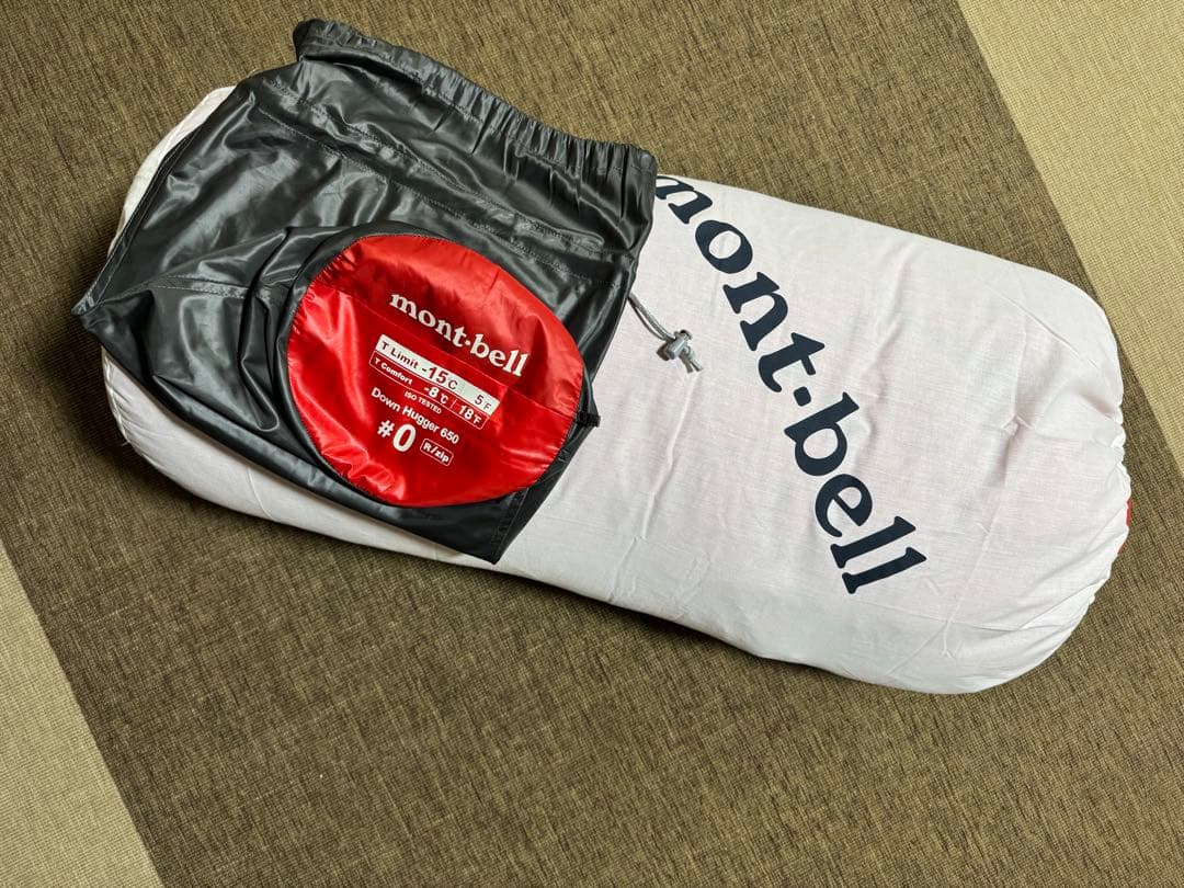 美品 mont-bell モンベル　ダウンハガー650 #0 寝袋 シュラフ