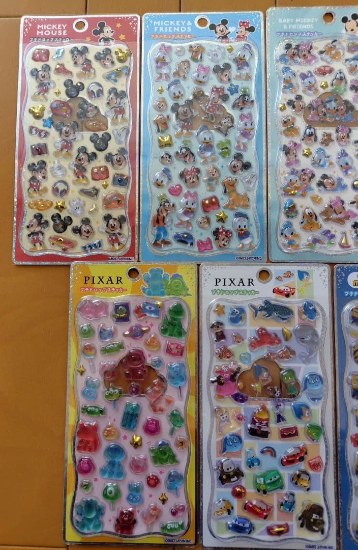 キャラクター プチドロップステッカー セット