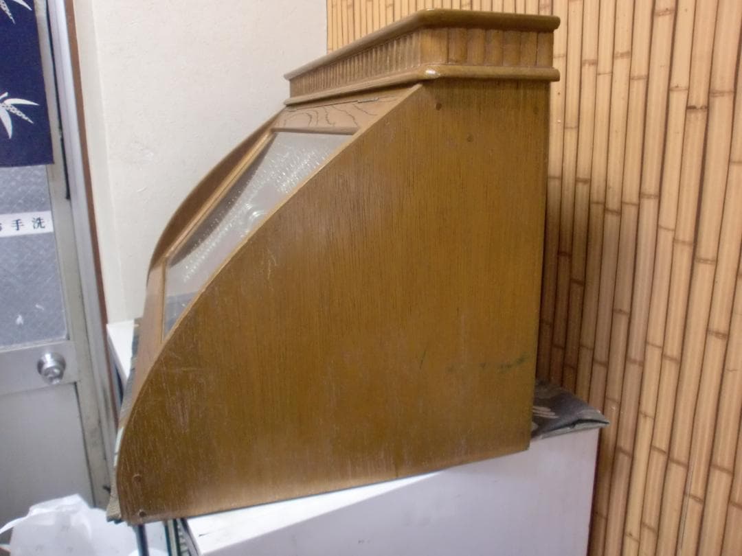 木製　検視レンズケース 　昭和レトロ　珍品