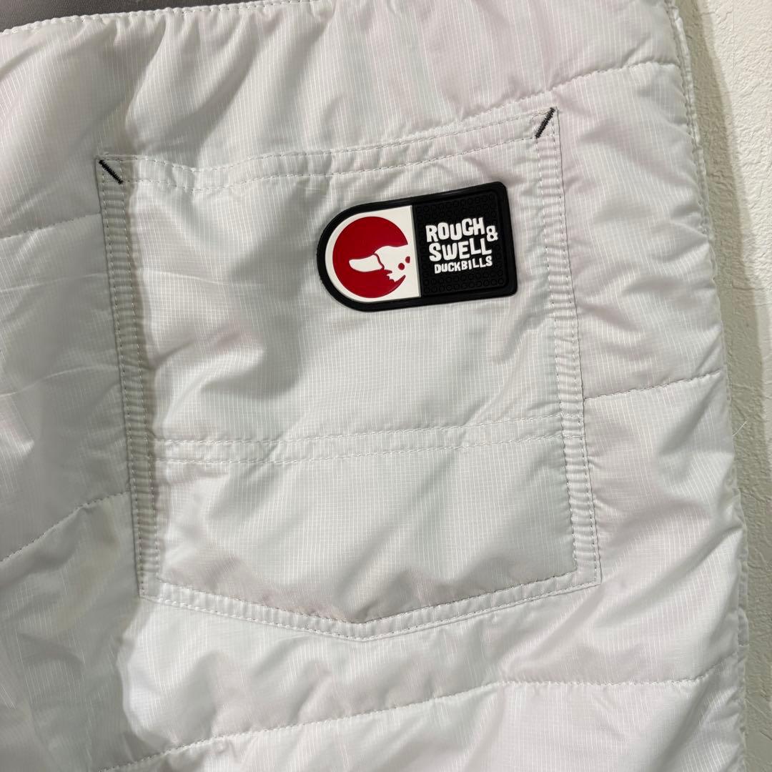 【rough&swell】中綿パデットパンツ　ゴルフ　メンズＸＬ　ホワイト