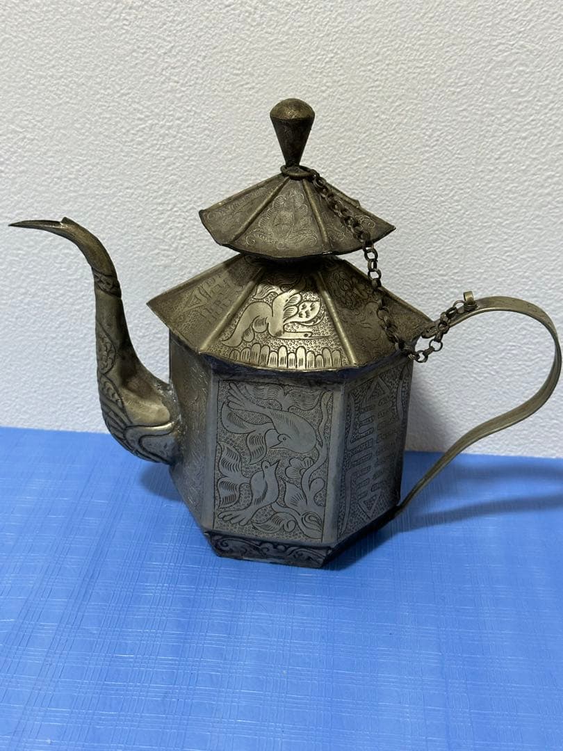 中国清時代 金属製水注