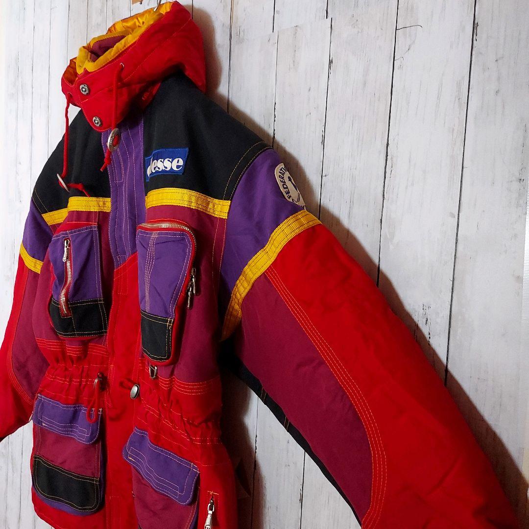 【ellesse】80s エレッセ ゴールドウィン スキーウェア 上下セット L