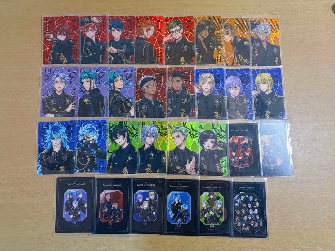 ツイステ ブレイジングジュエル オーロラカード コンプ 全種 コンプリート