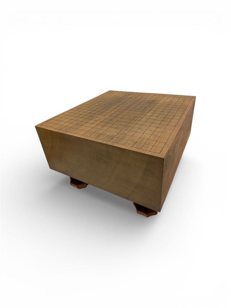 【高級セット】国産 極厚 囲碁 本榧 ヘソ 脚付き 青山基盤店 5寸8分