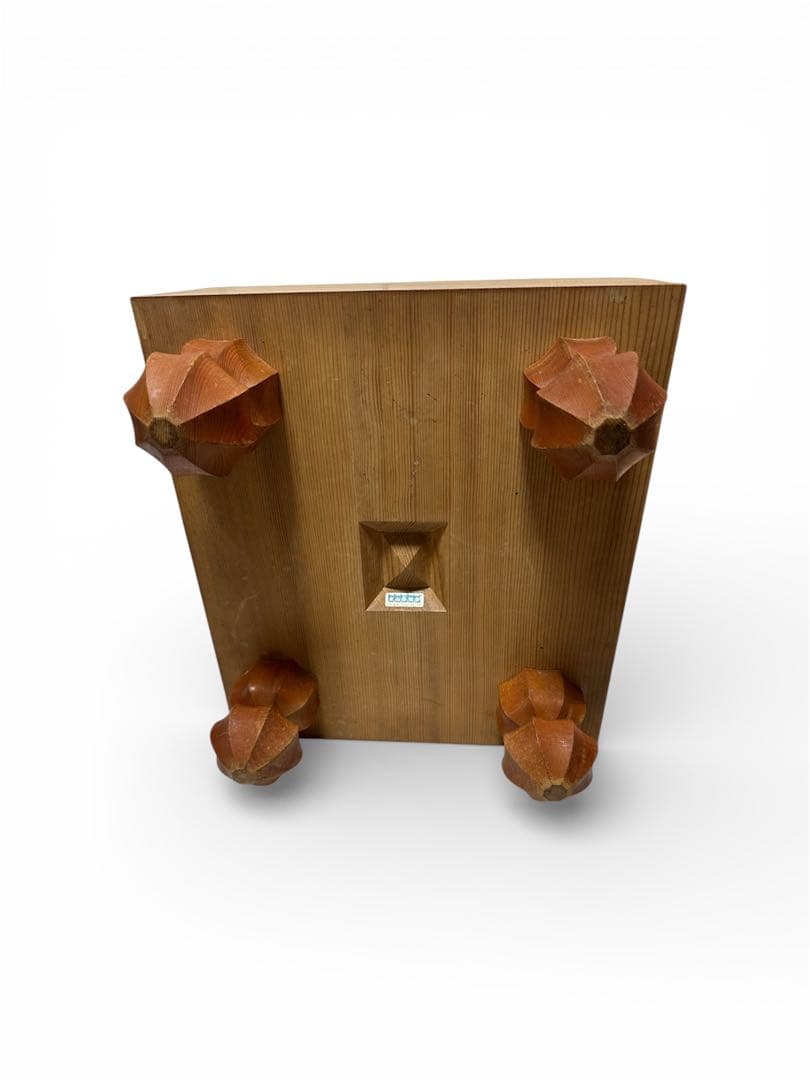 【高級セット】国産 極厚 囲碁 本榧 ヘソ 脚付き 青山基盤店 5寸8分