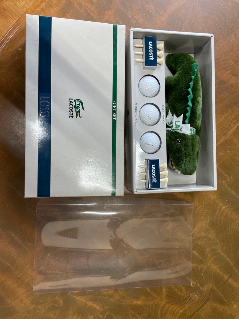 ラコステ　ゴルフ　ポーチ　ティー　ボールセット