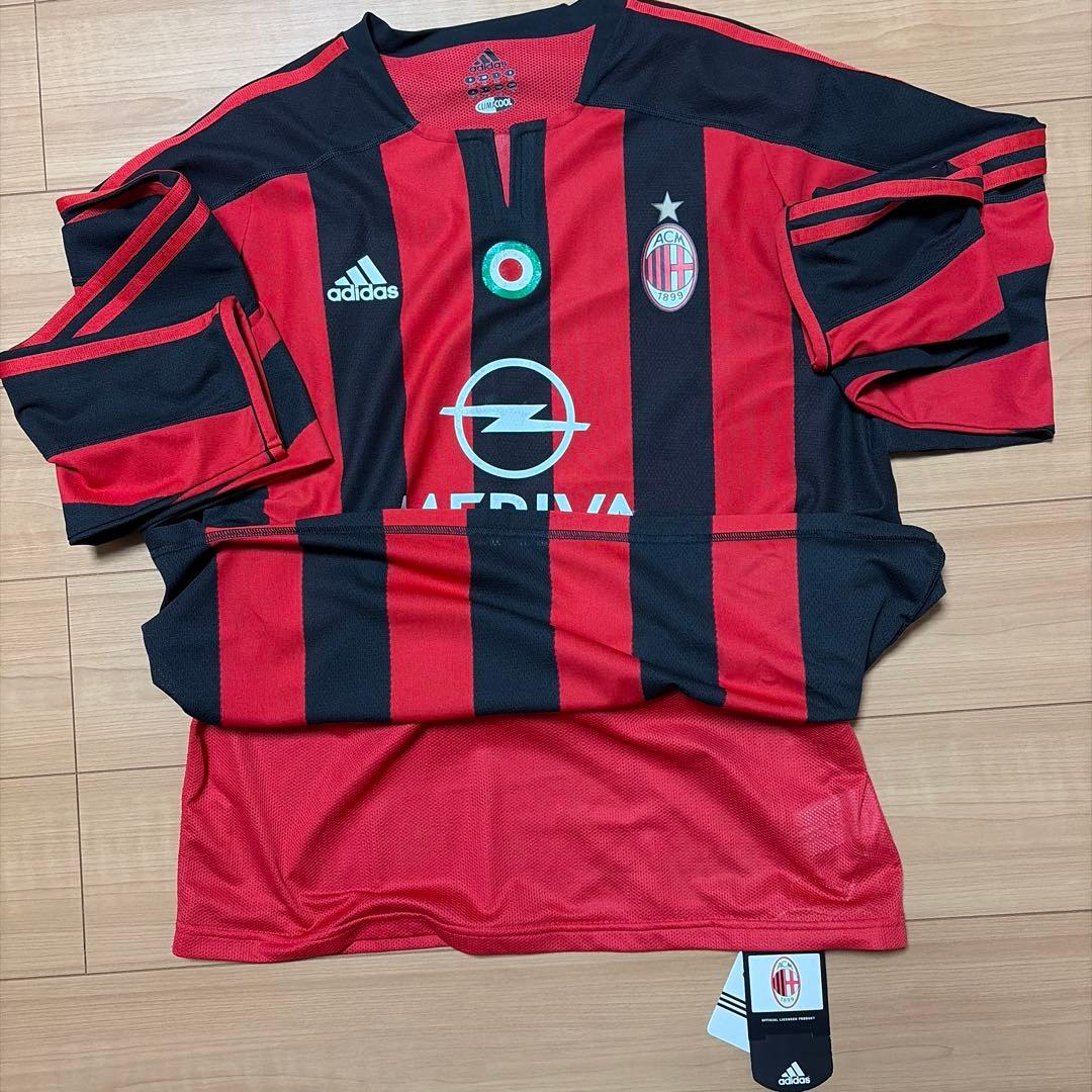 ACミラン　03-04 シェフチェンコ #7 長袖ユニフォーム【タグ付き】