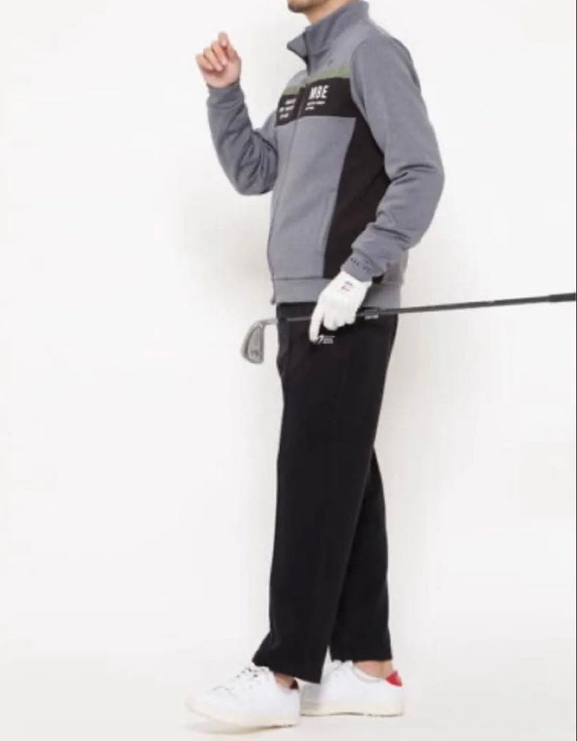 新品 パーリーゲイツ マスターバニー ソリストヒート ツイルパンツ(4)M/黒