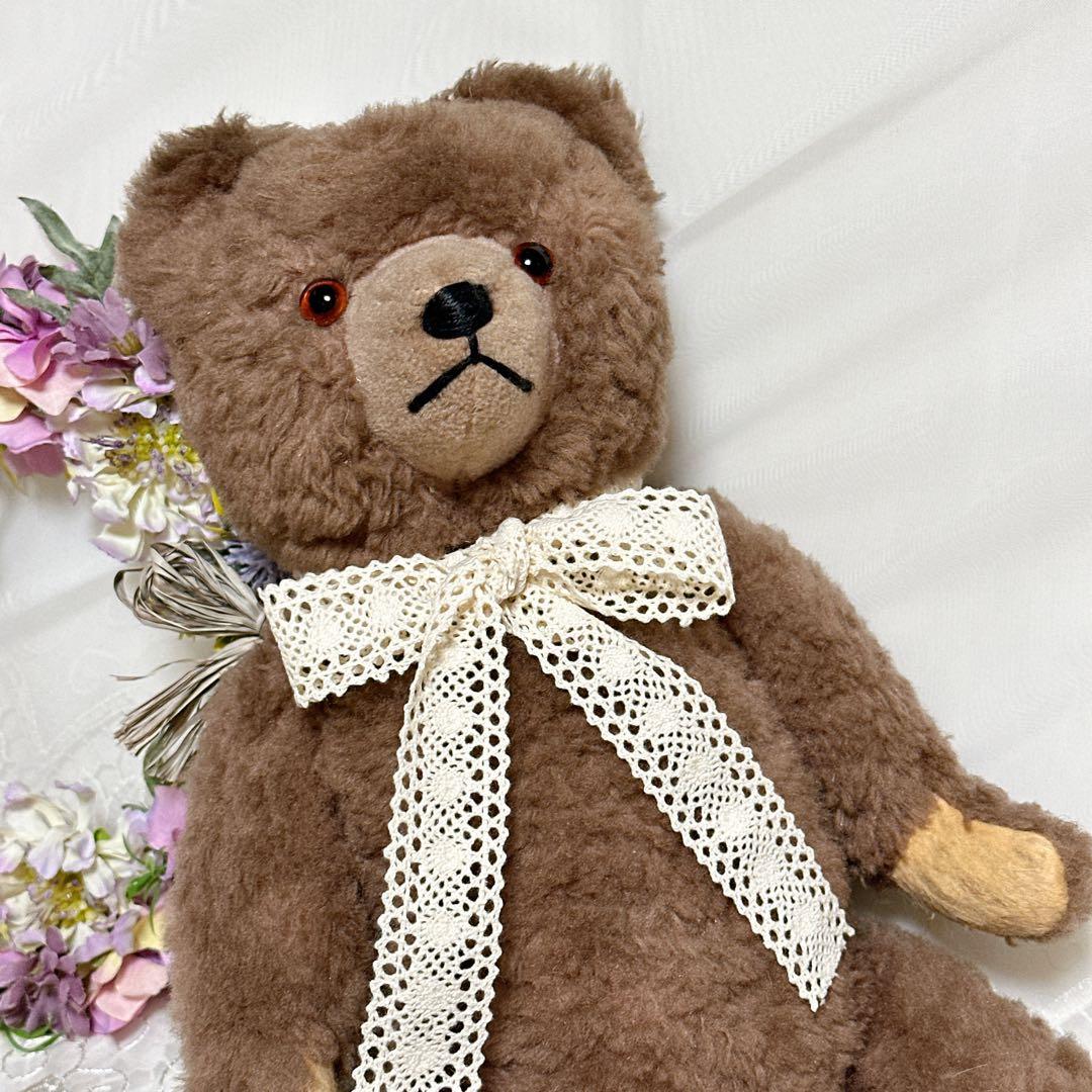 まんまる君 様❤️大きめ　ブラウンドイツベア❤️ アンティークベア　テディベア