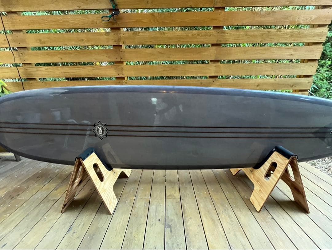 【Amayokオリジナル】サーフボードスタンド　木製　ロングボード