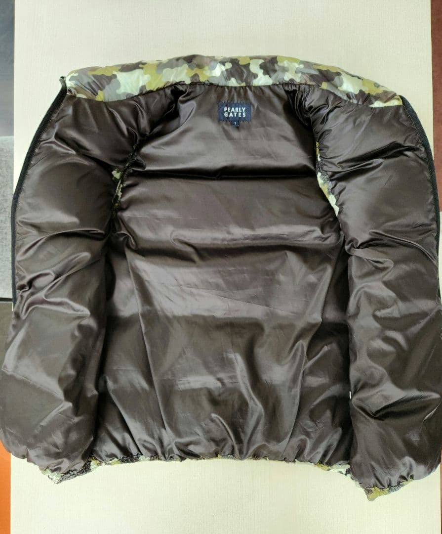 PEARLY GATESパーリーゲイツ【再々値下げ】ダウンベスト メンズS 迷彩