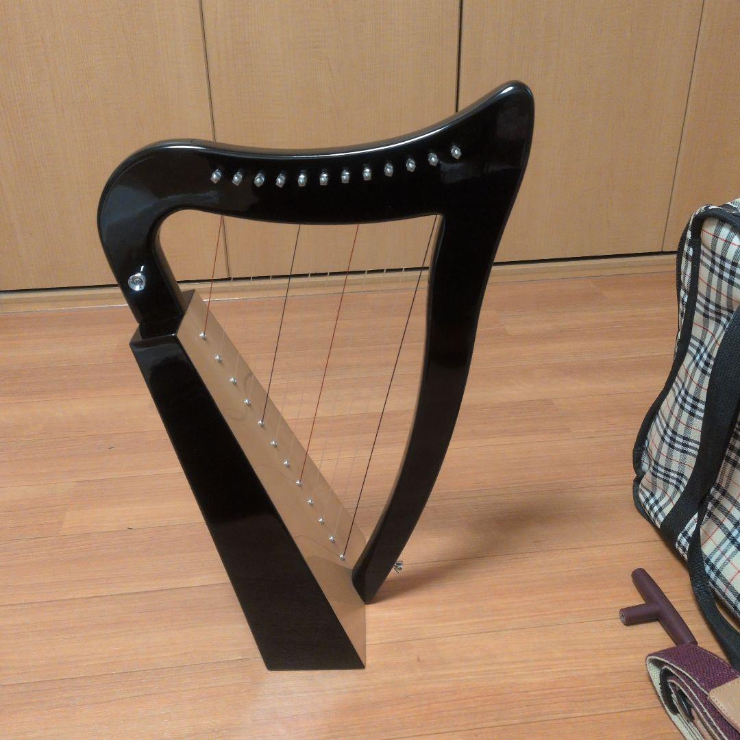 12弦ハープ ベイビーハープ・　黒