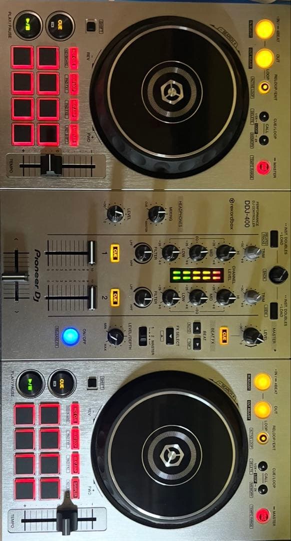 DDJ-400-s 限定カラーのシルバー動作確認済みです！即決の方値下げします。