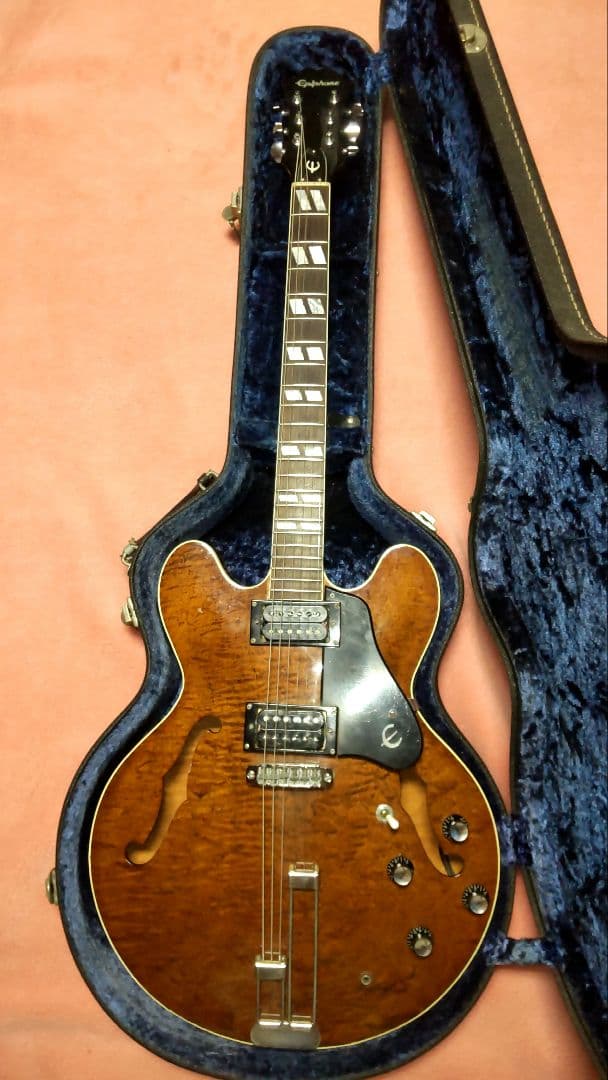 【マツモク製作】エピフォン リビエラ ブルーラベル（1975年製造）