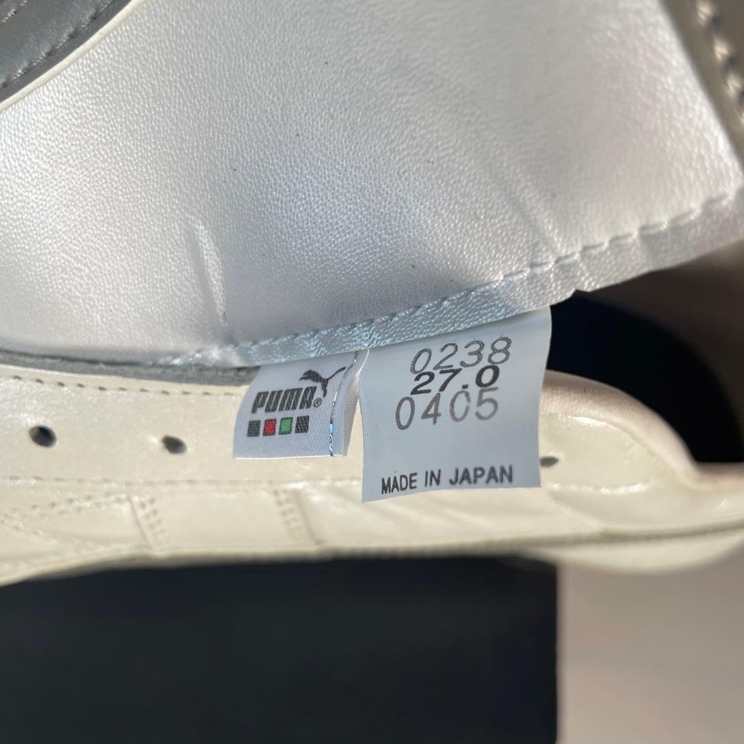 【新品未使用デッドストック】PUMA プーマ　レセルバ3 ホワイト×シルバー