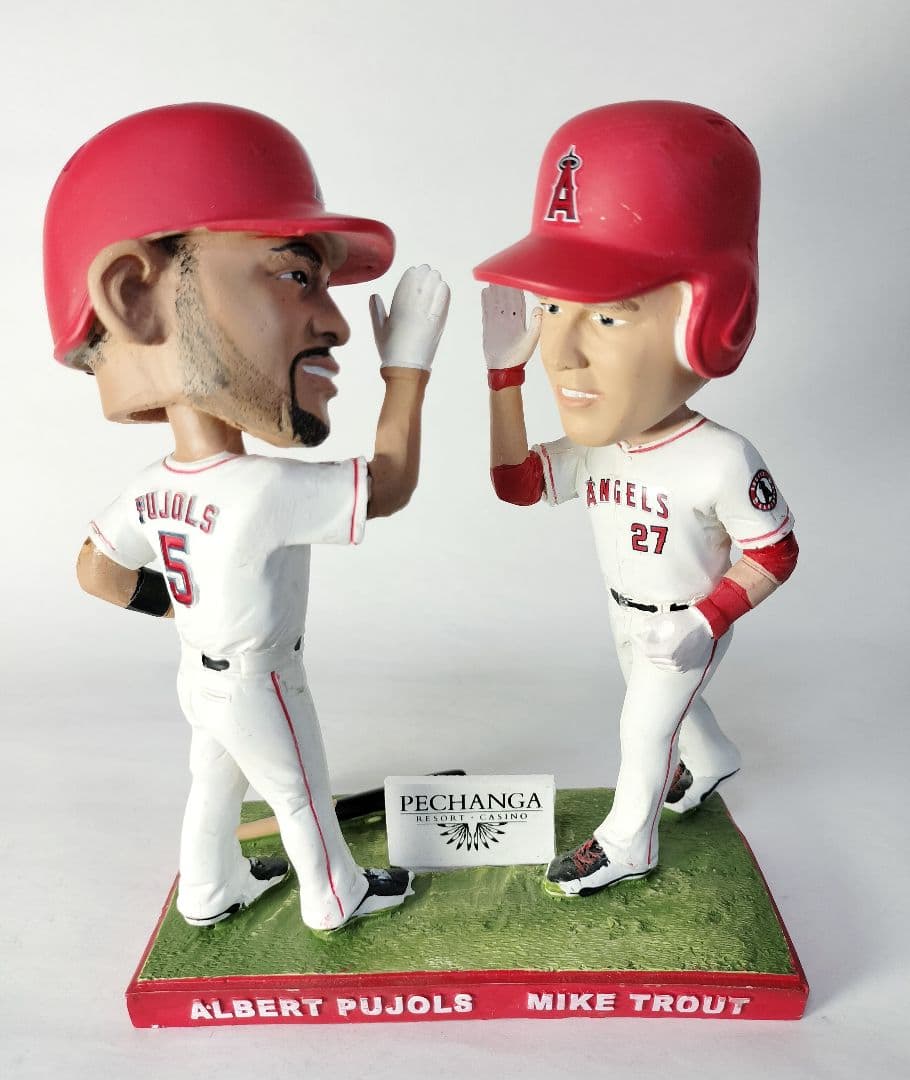 マイク・トラウト&アルバート・プホルス／”40本塁打” ボブルヘッド人形