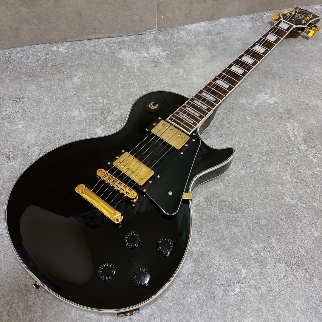 ARIA ブリッツ レスポールカスタム ぼっちざろっく エレキギター 黒金
