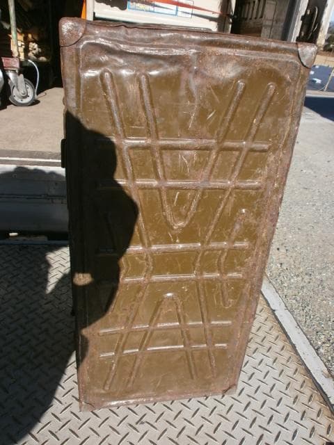 旧日本軍　将校　軍用トランク メタルケース 第5676部隊