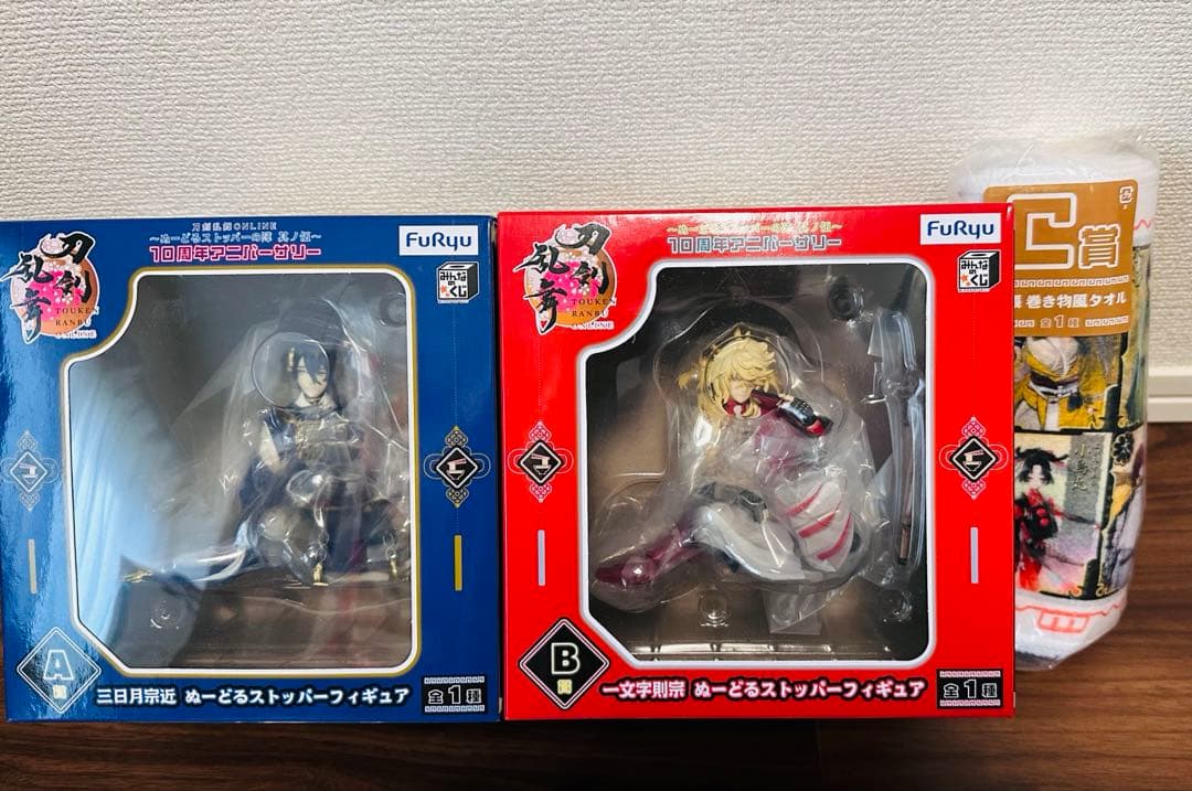 刀剣乱舞 みんなのくじ A賞 B賞 ぬーどるストッパー フィギュアC賞おまけ