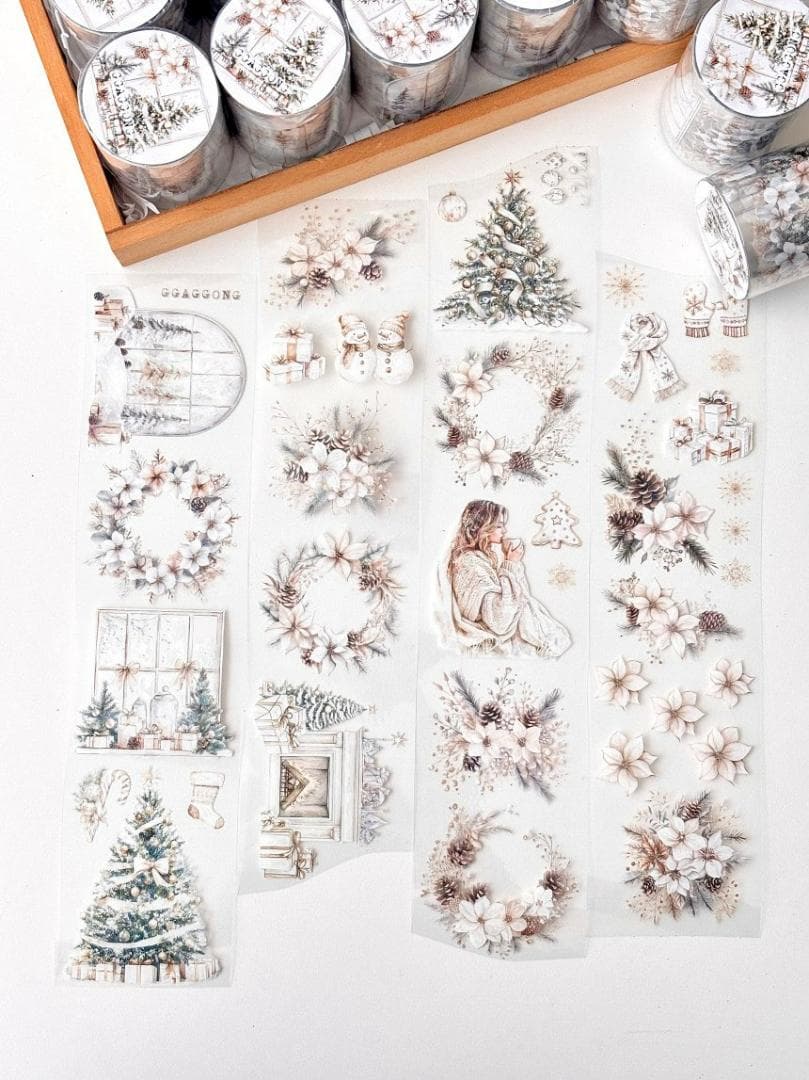 [GGAGGONG] White Whisper Christmas マステ