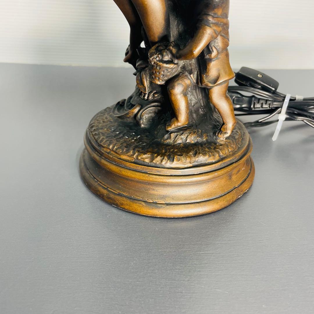 ヴィンテージ 彫刻ランプ テーブルランプ 照明