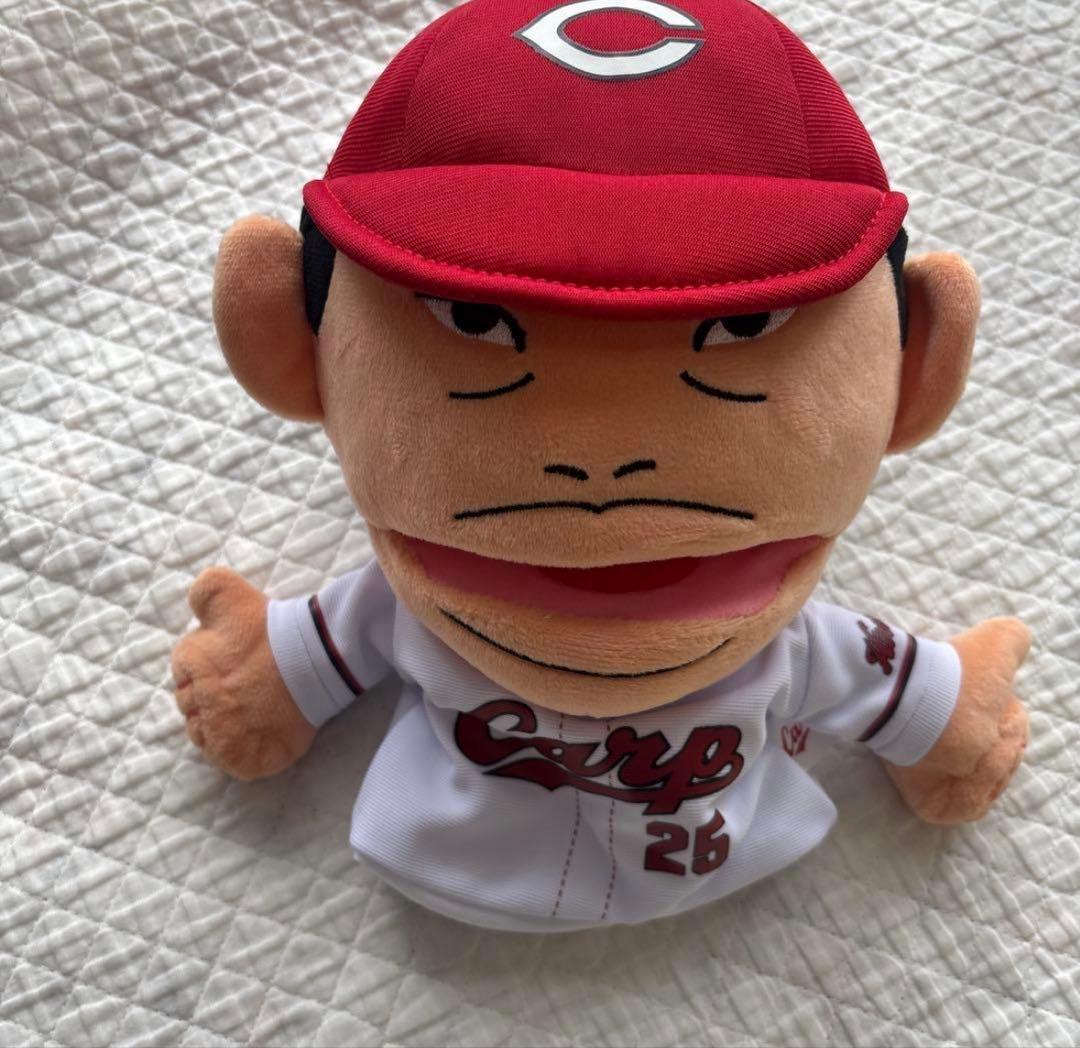 広島東洋カープ　特大スライリー　新井ハンドパペット