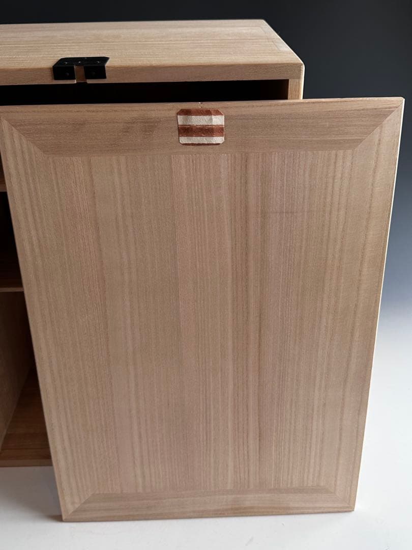 茶道具　利休好　桐木地　旅箪笥　茶会　野点　稽古　ほぼ未使用　棚