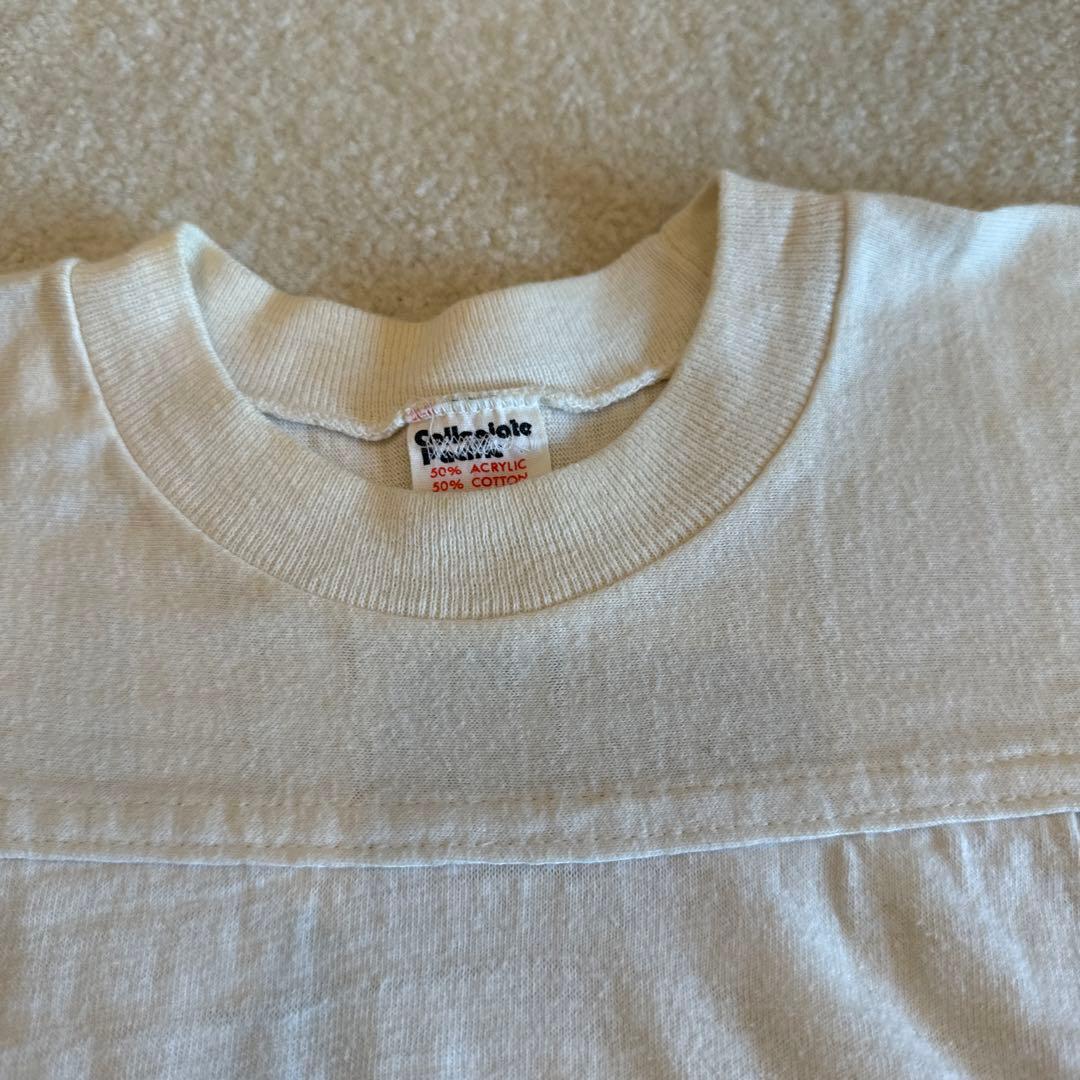 collegiate pacific 七分袖 フットボールTシャツ ヴィンテージ