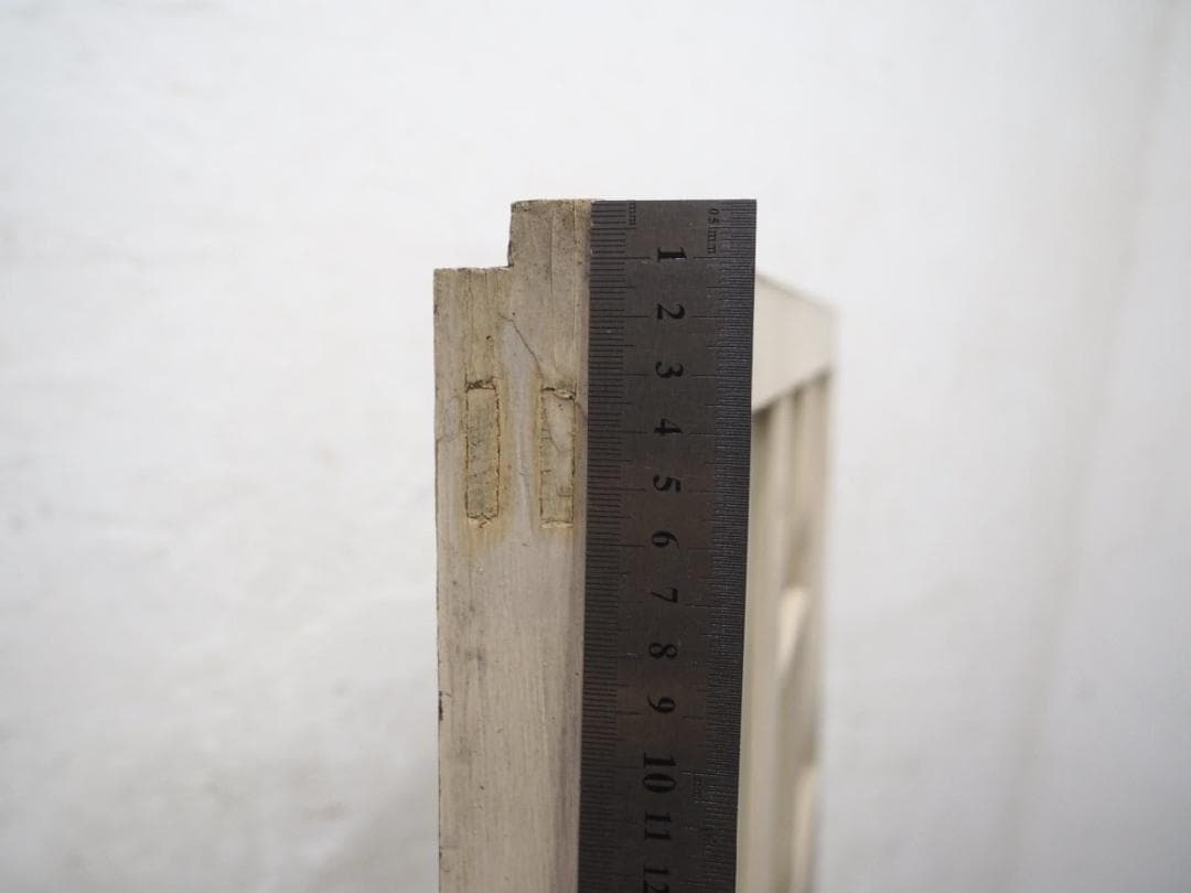 H122,5cm×W89cm ◆アンティーク◆レトロな洋館の古い木枠ガラス戸