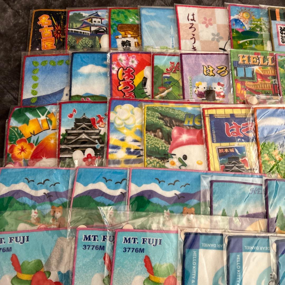 ハローキティ　ご当地タオル50枚