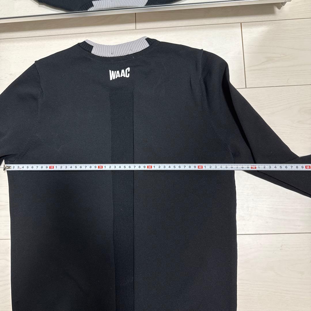 WAAC ブラックニットシャツ