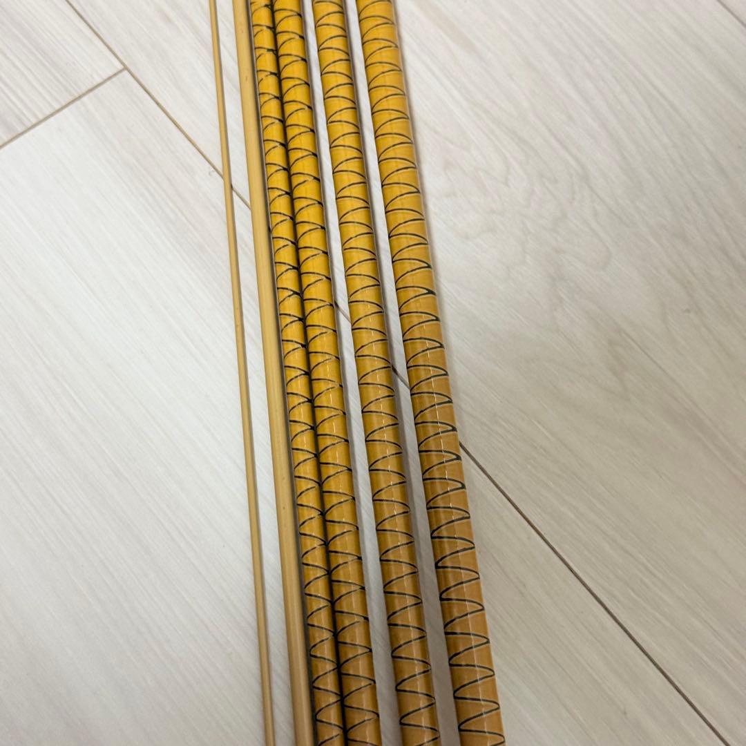 極美品　SHIMANO 朱紋峰 ぬけさく 17 十七 ヘラ竿　6本継　ヘラブナ