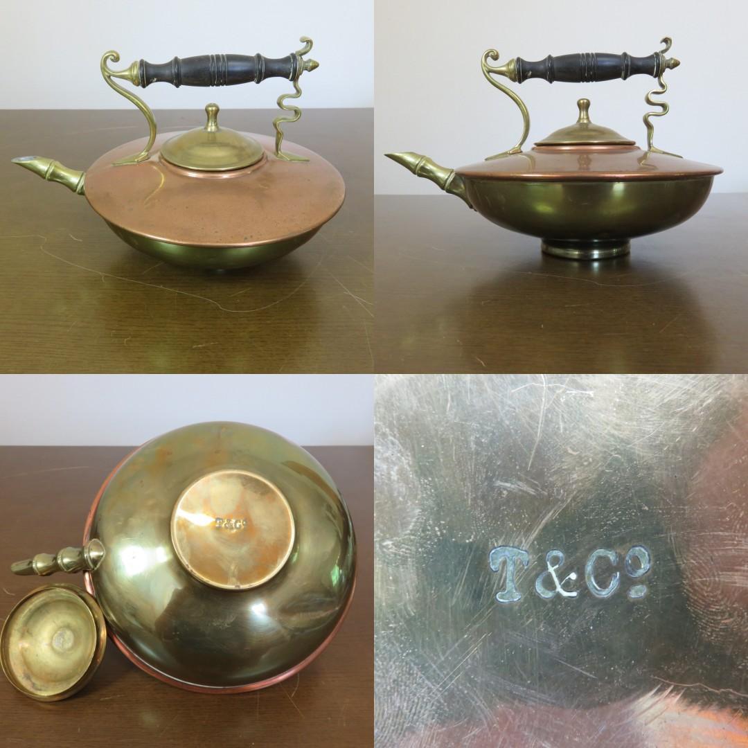 銅 ケトル やかん アラビアン レトロ アンティーク T＆CO ティファニーか