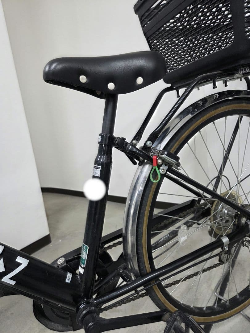 TAMAKOSHI ルイスアミューズ ブラック ジュニア 26 野球 ママチャリ