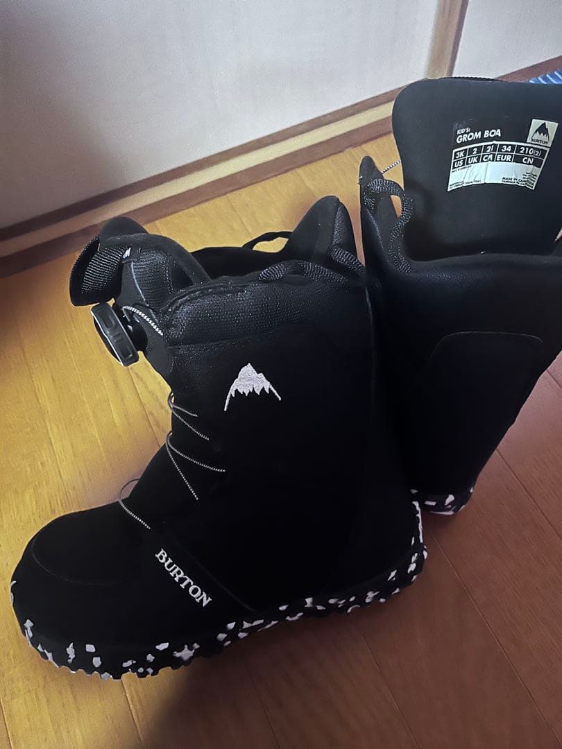 極上　Burton Chicklet 120 スノーボド3点セット　すぐ使えます