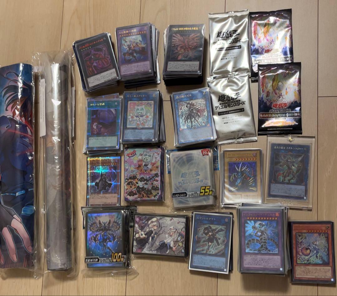 遊戯王 引退品 デッキ デッキパーツ プレイマット スリーブ