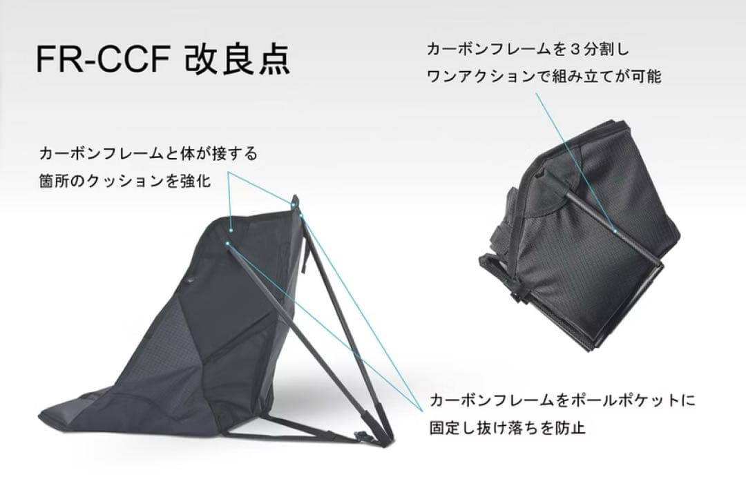 改良版新品FIELD RECORD FR-CCF with Dyneema®