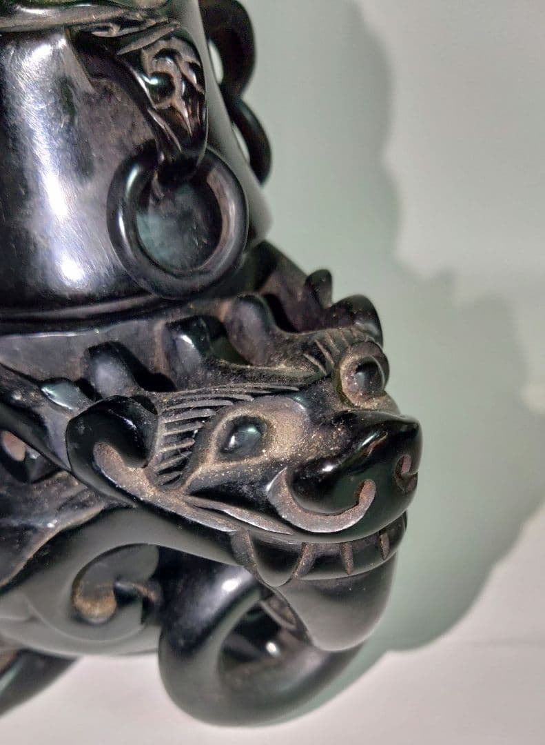 琥珀?　香炉　中国　茶道具　ア10-5