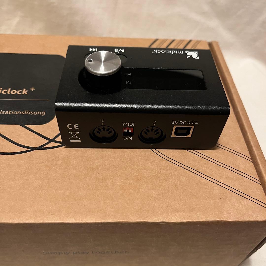 midiclock+ MIDI マスタークロック・ジェネレーター モジュラー