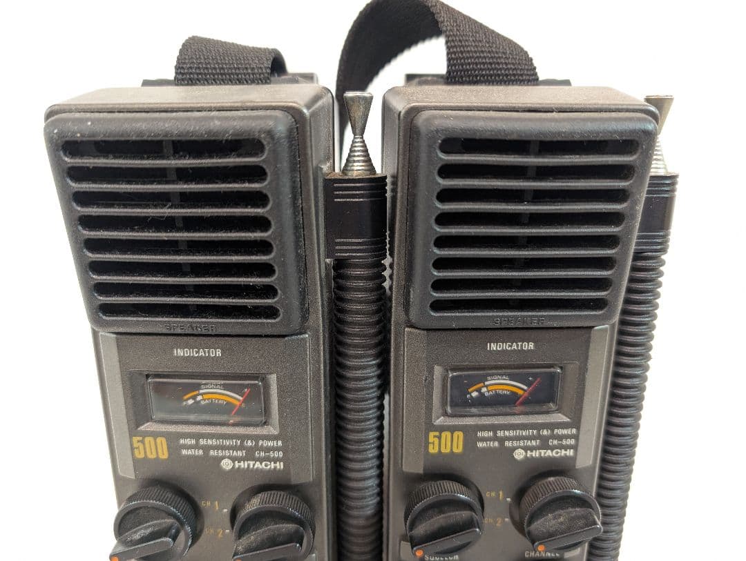 無線機 日立 市民ラジオ トランシーバー2台セットCH-500形 CS1HT