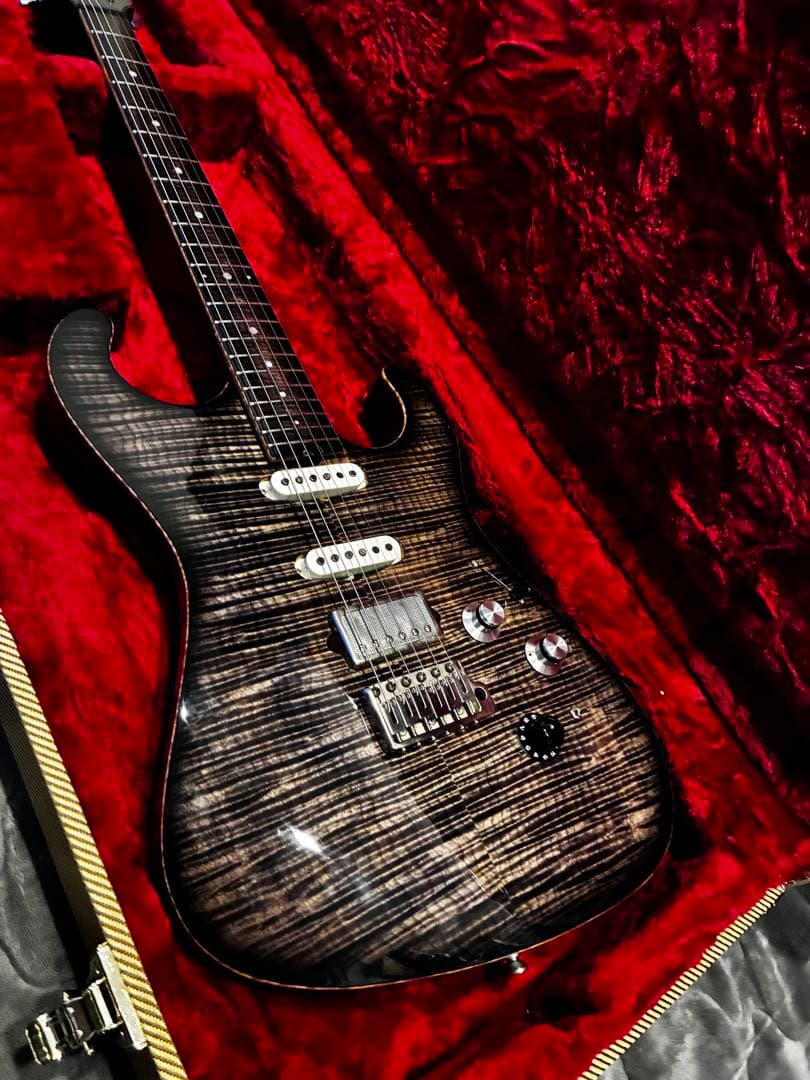 上から下まで激杢ギター　asher s custom ハイエンド　現レート71万