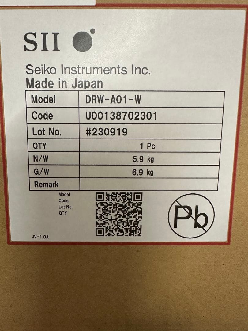 新品SII　セイコー　サーマルプリンター＆ドロアー■RP-F10　エアレジ対応