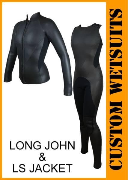 超お買い得品★ジャケット＆ロングジョンセット 女性サイズ　ウェットスーツ