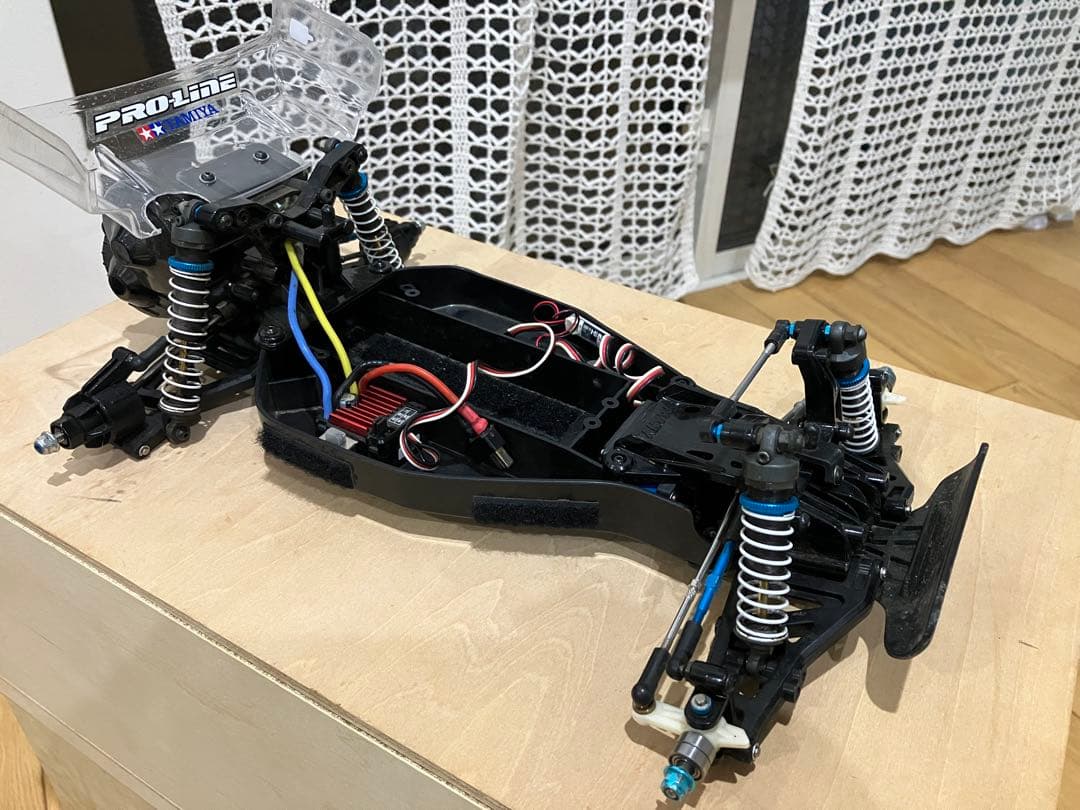 タミヤ ラジコン本体サンドバイパーDT02とラジコンケース(自作)のセット