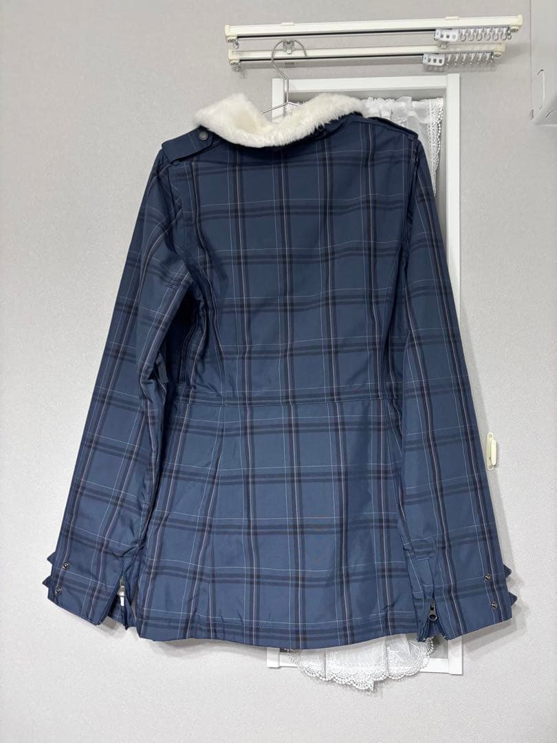 BURTON The White Collection ネイビー チェック柄 S