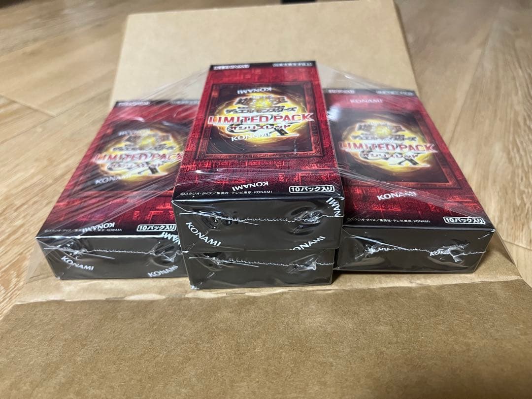 遊戯王 LIMITED PACK GX オシリスレッド 4ボックス