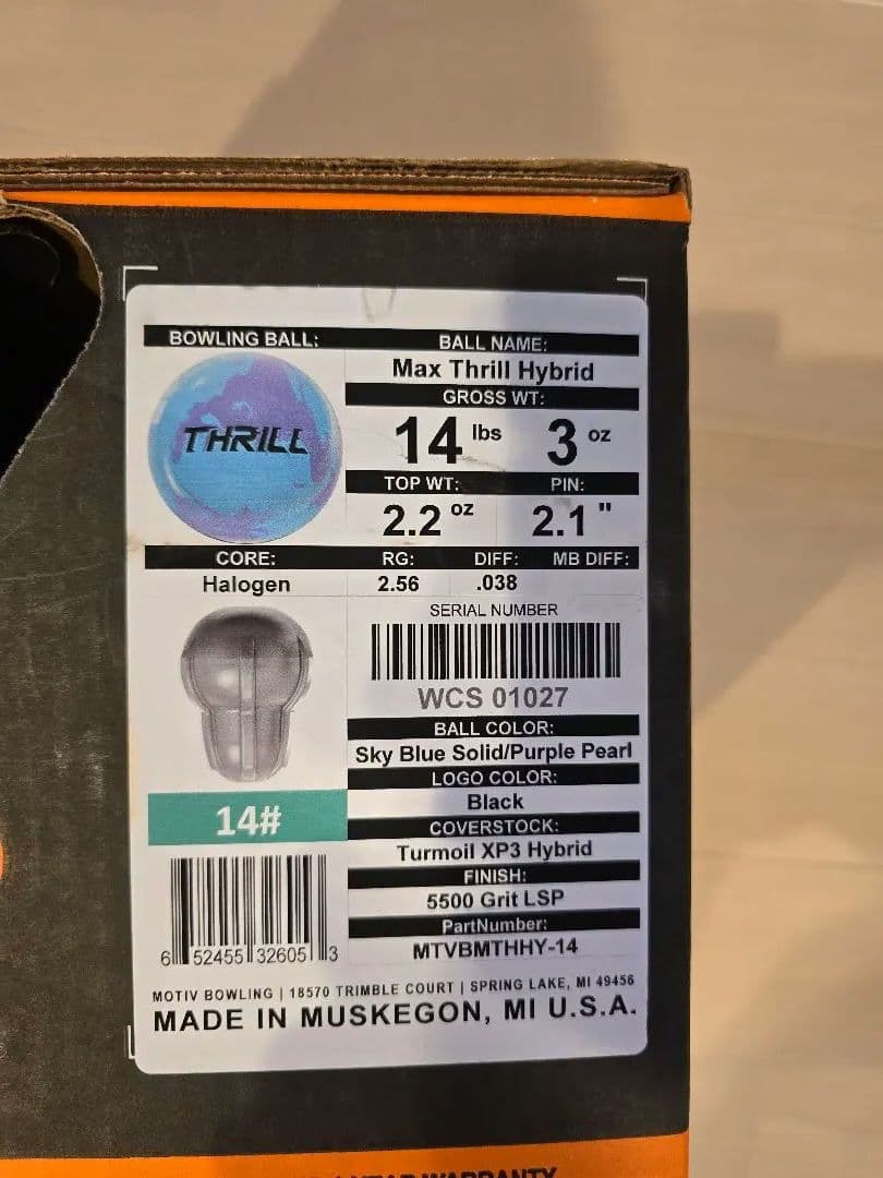 MOTIV THRILL 14ポンド