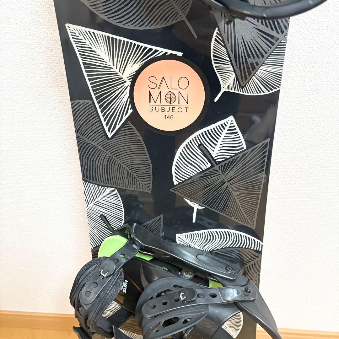 SALOMON SUBJECT 146 スノーボード ビンディング付き