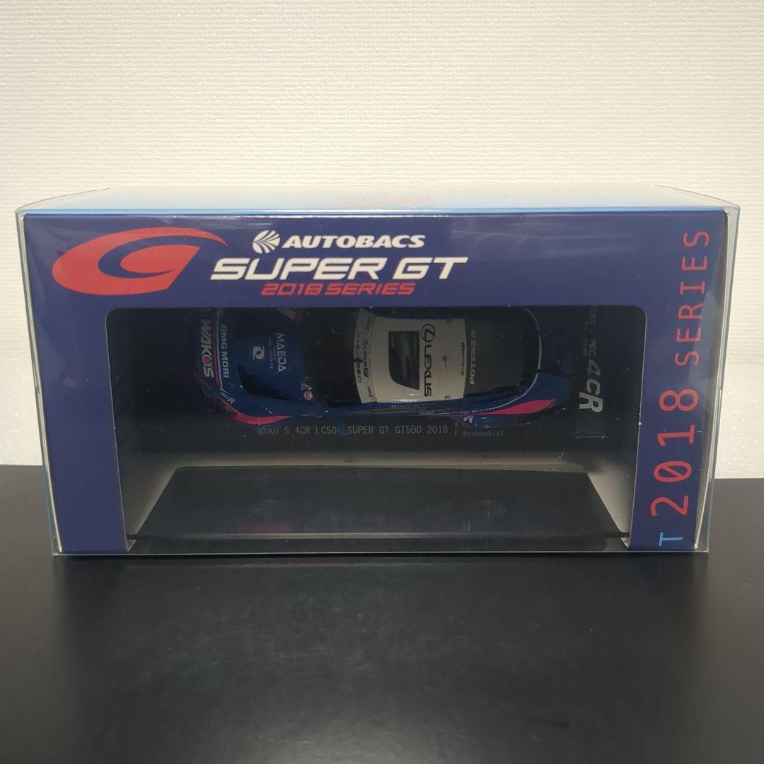 保護ケース付 WAKO'S 4CR LC500 スーパーGT 2018 エブロ